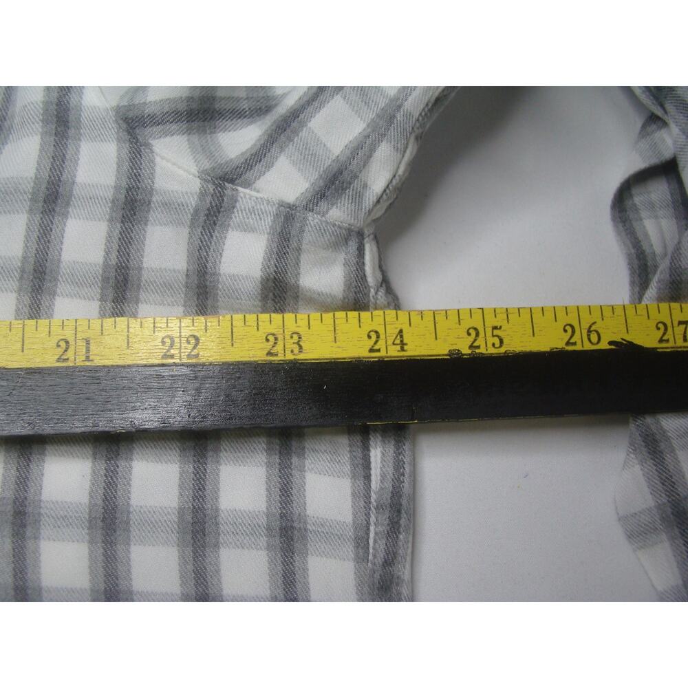 Frank & Eileen - Eileen Relaxed Button-up Shirt in Gray plaid M - Picture 4 of 7